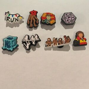 Stranger Things Shoe Charms Set of 8 for crocs new